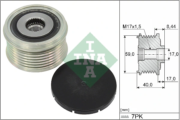 Alternator Freewheel Clutch